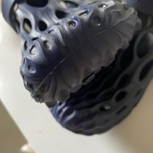 The Merrell Hydro Moc Slip On Dark Blue/Black Waterproof Shoes - Picture 8 of 9